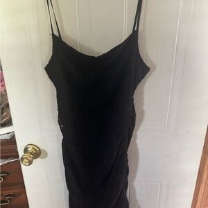 Elegant Black Lace Dress